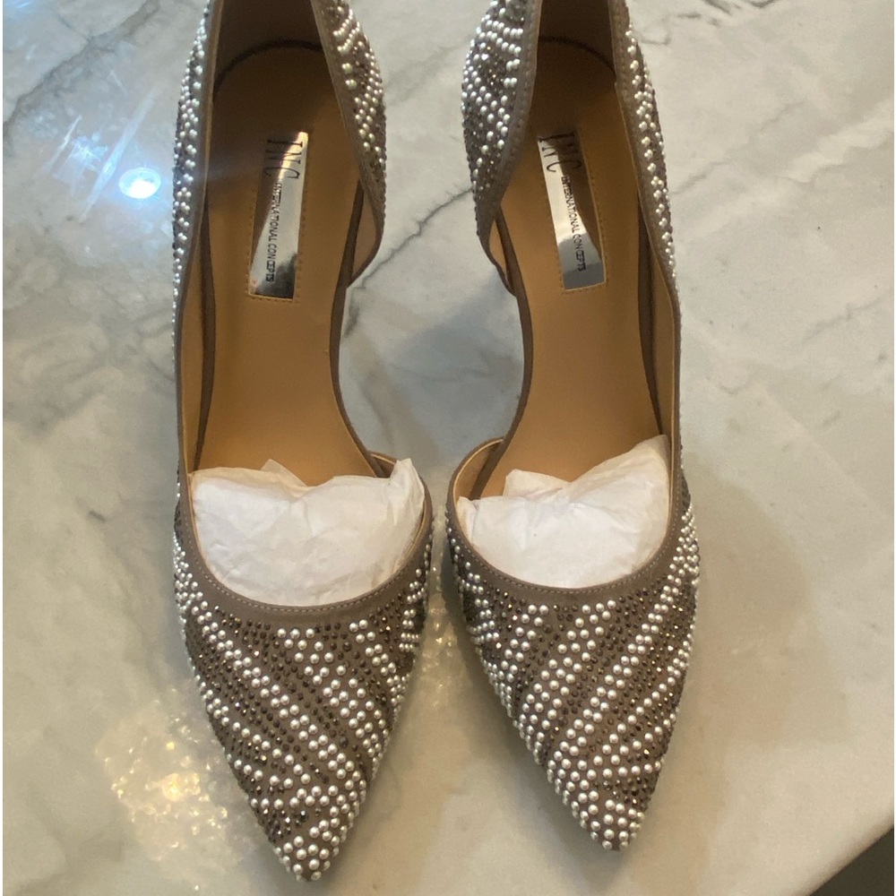 NWT INC international concepts rhinestone heels